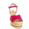 Nero Giardini Nerogiardini 410630 D707 Cuir Raffia Rose Plateformes