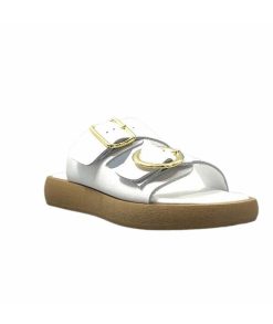 top tris srl Ivoire 8022-02 Cuir Blanc Mules