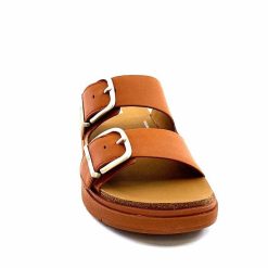 Fitflop Fitflop He8/592 Cuir Camel Mules