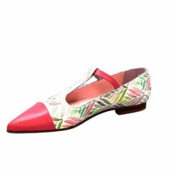 Dansi Dansi 5232 Flower Cuir Rose Ballerines