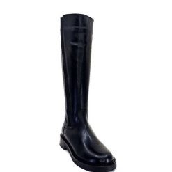 398-ivoire Ivoire 5276 Alexis Cuir Noir Bottes