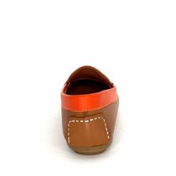 Ivoire0209b Ivoire 10322 Sauvage Cuir Orange Marron Beige Mocassins