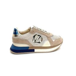 No Name No Name Mia Jogger W Daim Beige Bleu Baskets