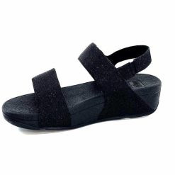 Fitflop Fitflop Ga2/90 Textile Glitter Noir Sandales