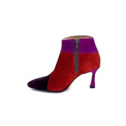 l'arianna L'Arianna Tr1672 Daim Prune Rouge Fushia Bottines