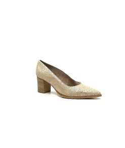 Myma Myma 6627/01 Cuir Beige & Or Escarpins