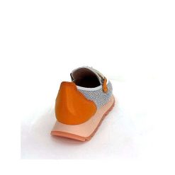 Hispanitas Hispanitas Hv 243461 Cuir Blanc Orange Mocassins