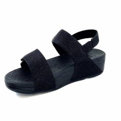 Fitflop Fitflop Ga2/90 Textile Glitter Noir Sandales