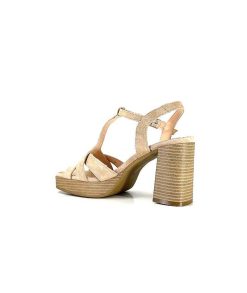 Ivoire0104a Ivoire 51292 Daim Beige Sandales