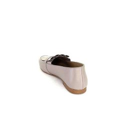 Ivoire-354 Ivoire 150870 Cuir Taupe Mocassins