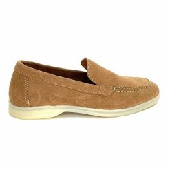 Ivoire0209b Ivoire 12851 Daim Beige Mocassins