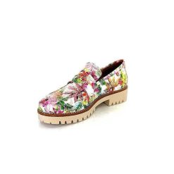 Ivoire0036a Ivoire Cv5608 Cuir Imprime Multicolore Mocassins