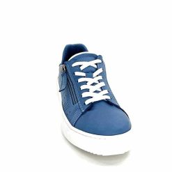 ivoire422 Ivoire 278 Cuir Bleu Baskets