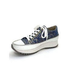 Muratti Rosemetal H0842 Frasseto Textile Bleu Blanc Baskets