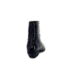 Ivoire0341a Ivoire Ar232 Cuir Noir Bottines