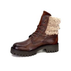 Ivoire0460a Ivoire Viyan Cuir Marron Bottines