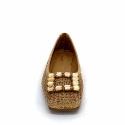 382-ivoire Ivoire 97574 Tk2 Raffia Beige Ballerines