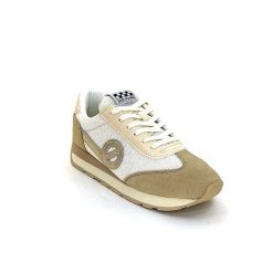 No Name No Name City Run Jogger W Daim Beige Textile Blanc Baskets