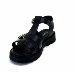 We Do Ivoire 45420A Cuir Noir Plateformes