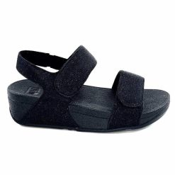 Fitflop Fitflop Ga2/90 Textile Glitter Noir Sandales