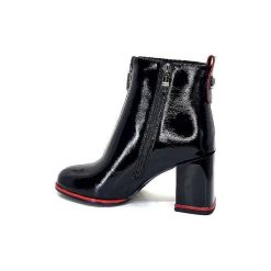 Elue Par Nous Elue Par Nous Paella Cuir Noir Vernis Bottines