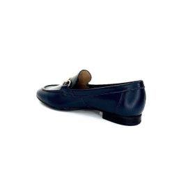 Ivoire0236a Ivoire 54564Dl Cuir Bleu Marine Mocassins