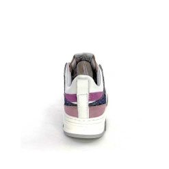 Semerdjian Semerdjian Smr Chita 11378 Cuir Blanc Rose Metallique Glitter Violet Baskets