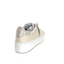 Méliné Meline Pf 7 Acc Var 9102 Cuir Beige Bijoux Baskets