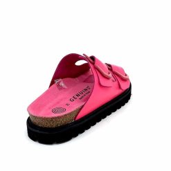 genuins factory s.l Genuins G105681 Cuir Fushia Mules