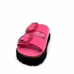 genuins factory s.l Genuins G105681 Cuir Fushia Mules