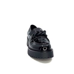 Ivoire0130a Ivoire 1M4158 Cuir Vernis Noir Mocassins