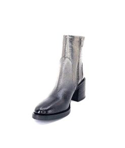 Fru.it Fru.It 7740 Cuir Metal Antracite Bottines