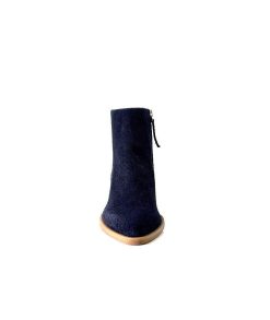 Ivoire0104a Ivoire A45151 Daim Bleu Marine Bottines Ete