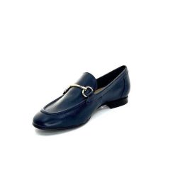 Ivoire0236a Ivoire 54564Dl Cuir Bleu Marine Mocassins