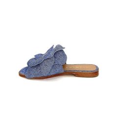 Ivoire0467a Fiorina S189714 Textile Denim Mules