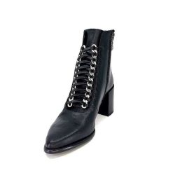 Dansi Dansi 6104 Cuir Noir Bottines