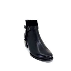 Regarde Le Ciel Regarde Le Ciel Jolene 23 Cuir Noir Bottines