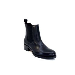 We Do Ivoire 99763 Cuir Noir Bottines