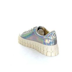 No Name No Name Play Sneaker W Cuir Argent Irise Baskets