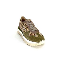 Requin Reqins Ursula Daim Kaki Raffia Multicolore Baskets