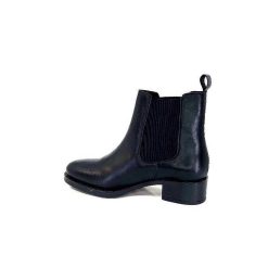 We Do Ivoire 99763 Cuir Noir Bottines