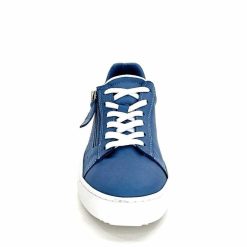 ivoire422 Ivoire 278 Cuir Bleu Baskets