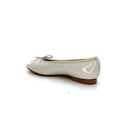 l'arianna L'Arianna 1705 Cuir Vernis Creme Ballerines