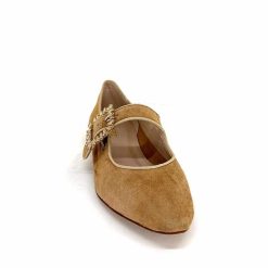 Ivoire0532 Ivoire H447 Sf28 Daim Camel Ballerines