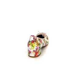 Ivoire0036a Ivoire Kat Azucena Cuir Imprime Multicolore Ballerines