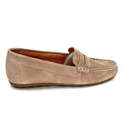 Ivoire0209b Ivoire 11163 Daim Taupe Mocassins