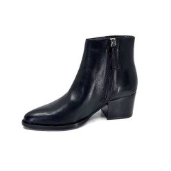 Ivoire0104a Ivoire 46105 Cuir Noir Bottines