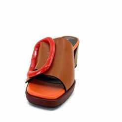 noa harmon Noa Harmon 9678M07 Cuir Multi Marron Orange Mules