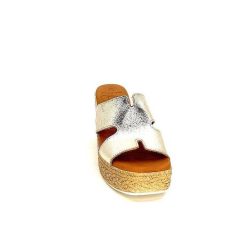 oh my sandals - innova footwear Ivoire 5458 Cuir Or Mules