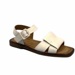 Ivoire0401a Ivoire 500.4314 Cuir Creme Sandales